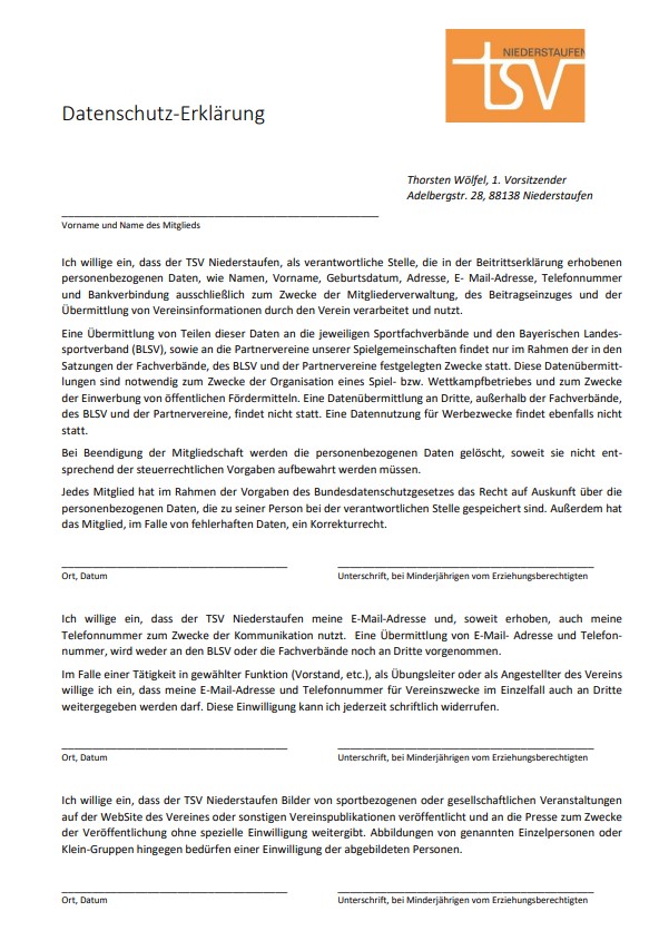 Mitgliedsantrag 2014